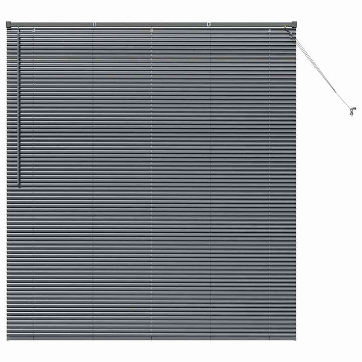 Persienner Mørkegrå 175 x 155 cm Aluminium
