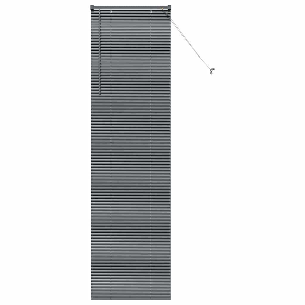 Persienner Mørkegrå 220 x 65 cm Aluminium