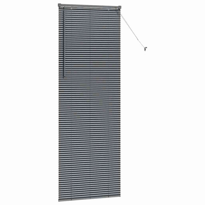 Persienner Mørkegrå 220 x 75 cm Aluminium