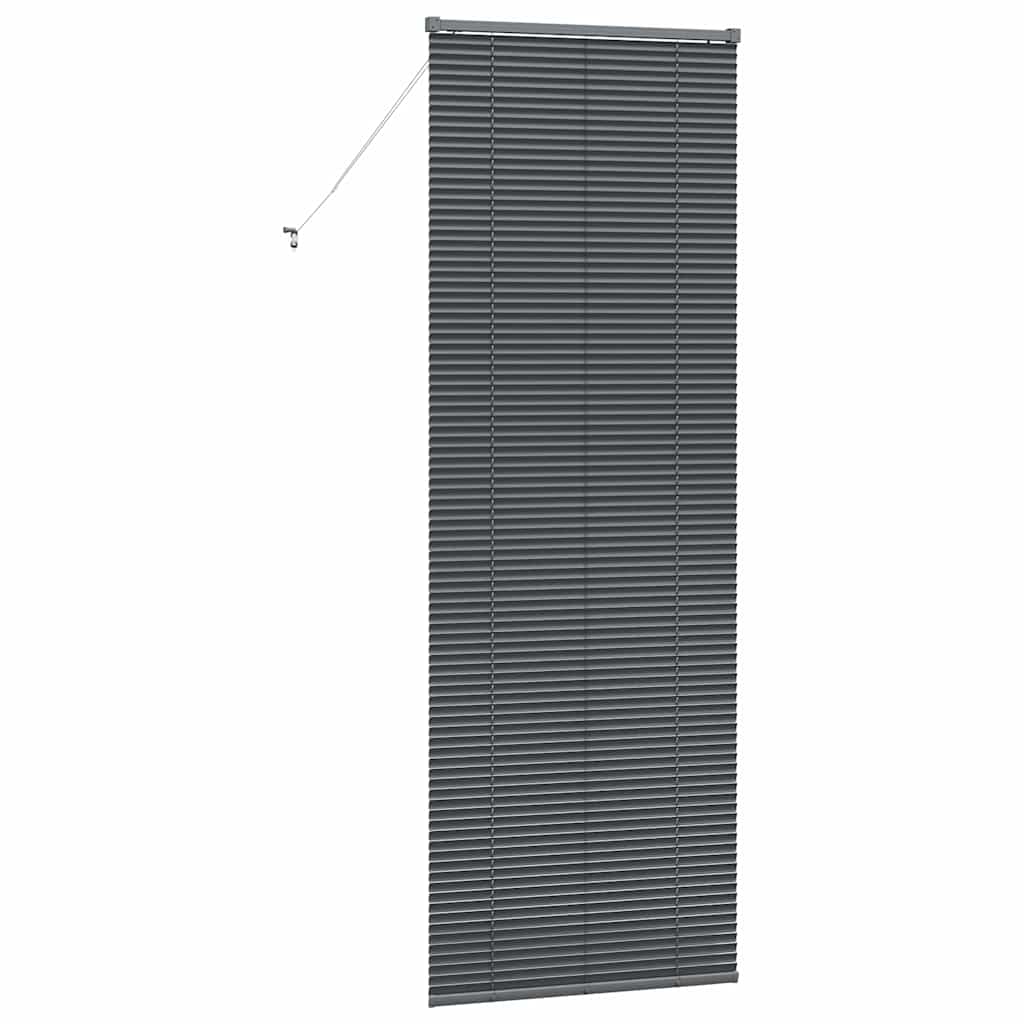 Persienner Mørkegrå 220 x 75 cm Aluminium