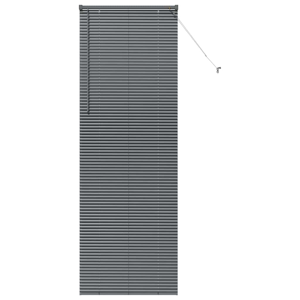 Persienner Mørkegrå 220 x 75 cm Aluminium