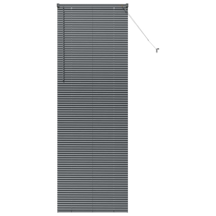 Persienner Mørkegrå 220 x 75 cm Aluminium