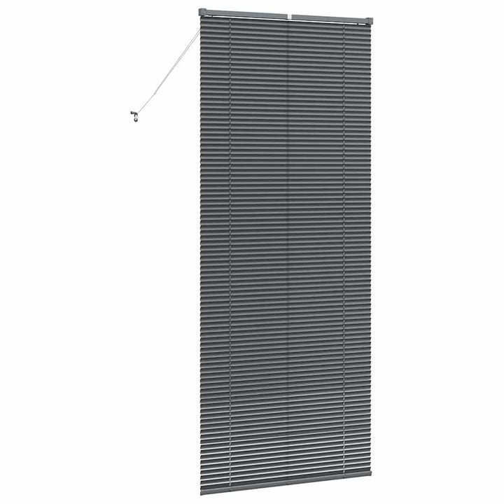 Persienner Mørkegrå 220 x 85 cm Aluminium