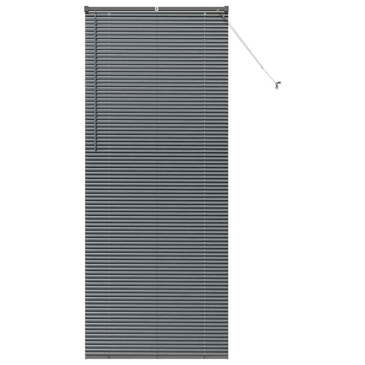 Persienner Mørkegrå 220 x 90 cm Aluminium