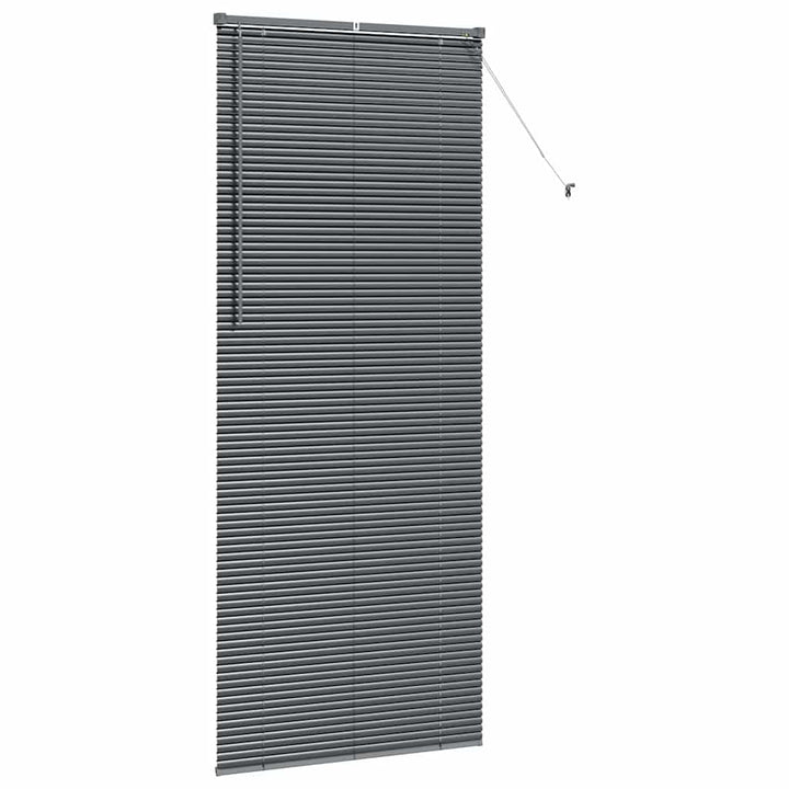 Persienner Mørkegrå 220 x 95 cm Aluminium