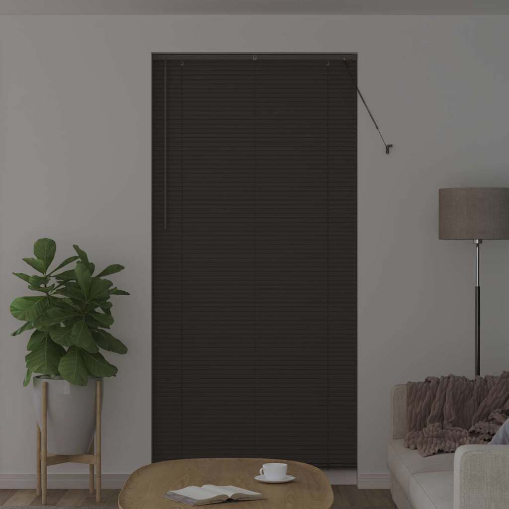Persienner Mørkegrå 220 x 100 cm Aluminium