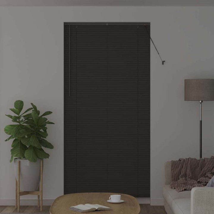 Persienner Mørkegrå 220 x 100 cm Aluminium