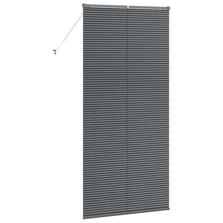 Persienner Mørkegrå 220 x 100 cm Aluminium