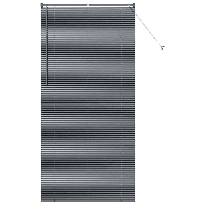 Persienner Mørkegrå 220 x 100 cm Aluminium