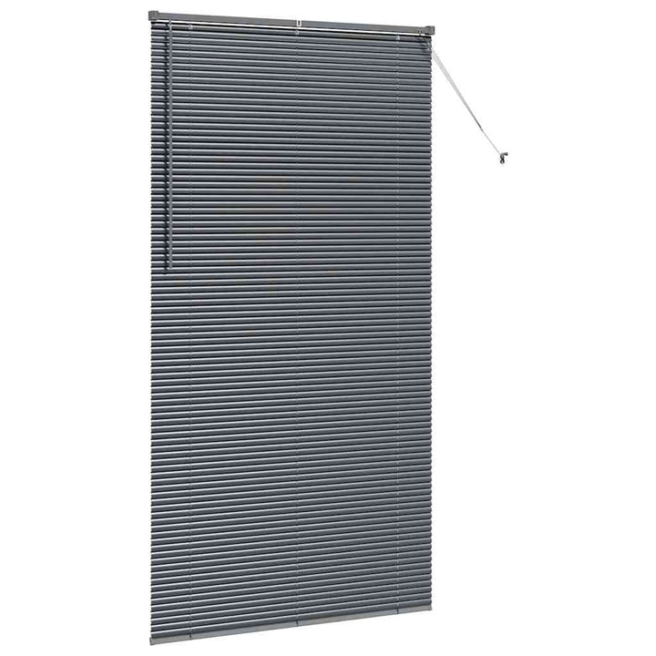 Persienner Mørkegrå 220 x 110 cm Aluminium