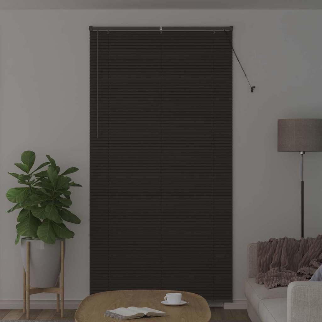 Persienner Mørkegrå 220 x 120 cm Aluminium
