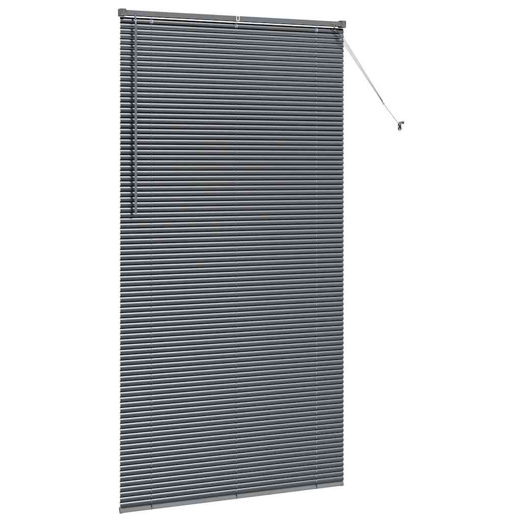 Persienner Mørkegrå 220 x 120 cm Aluminium