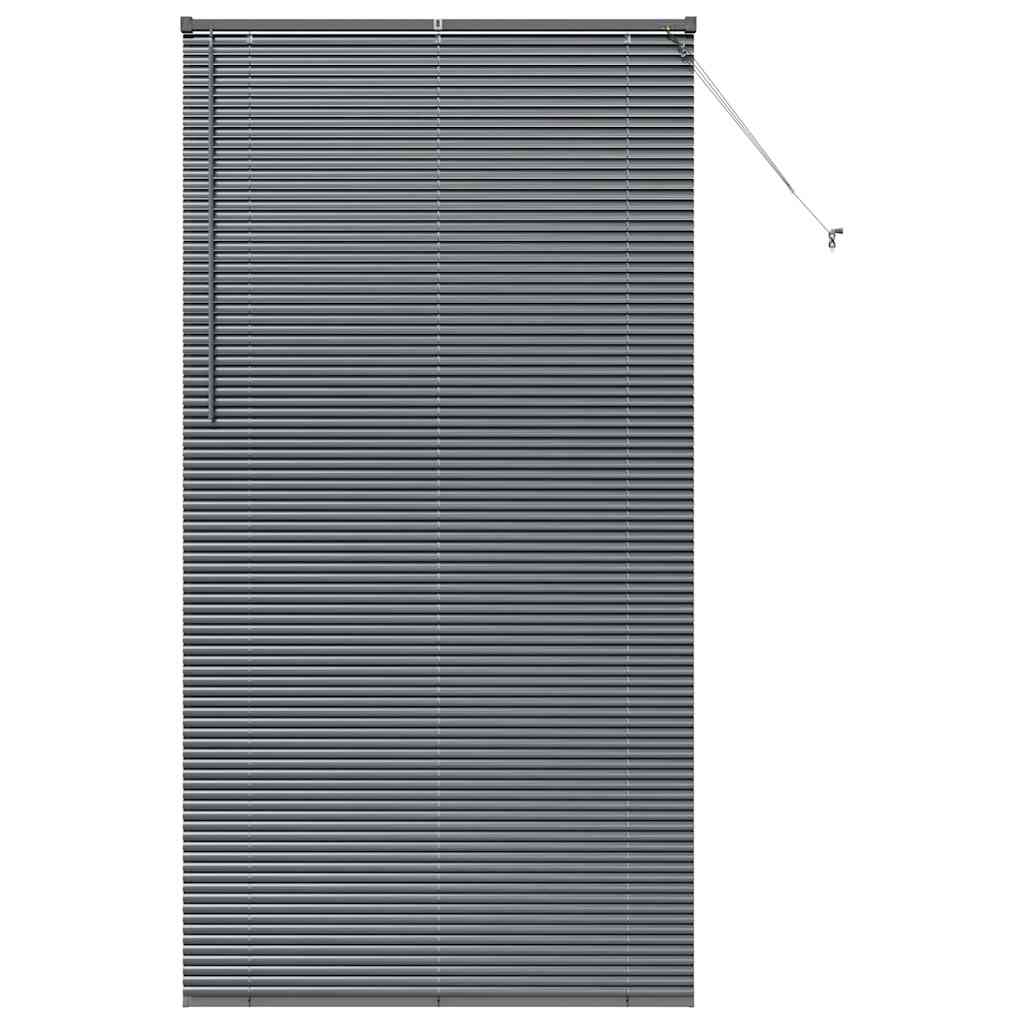 Persienner Mørkegrå 220 x 120 cm Aluminium