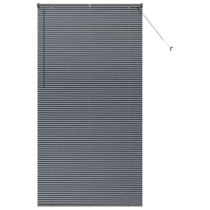 Persienner Mørkegrå 220 x 120 cm Aluminium