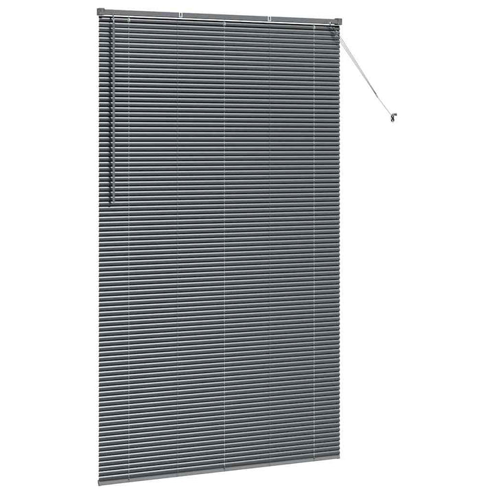 Persienner Mørkegrå 220 x 125 cm Aluminium