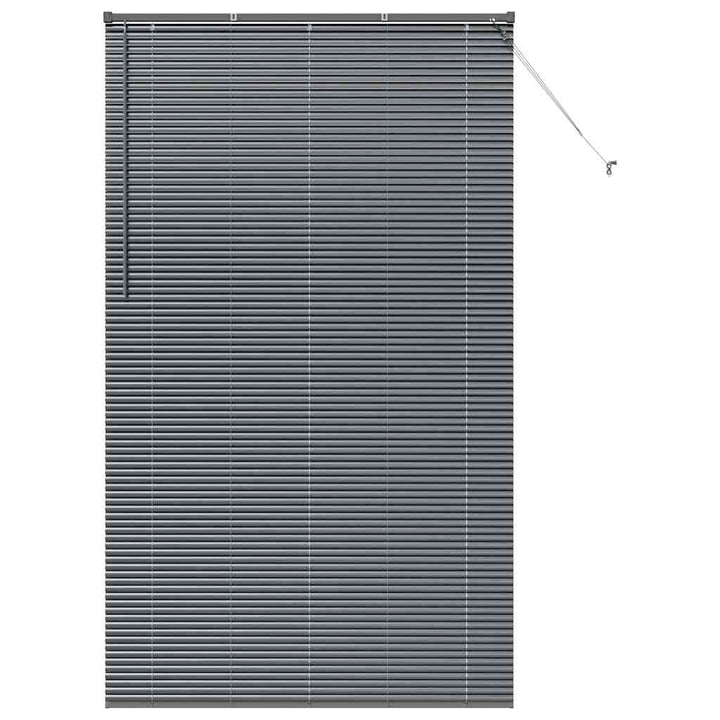 Persienner Mørkegrå 220 x 130 cm Aluminium