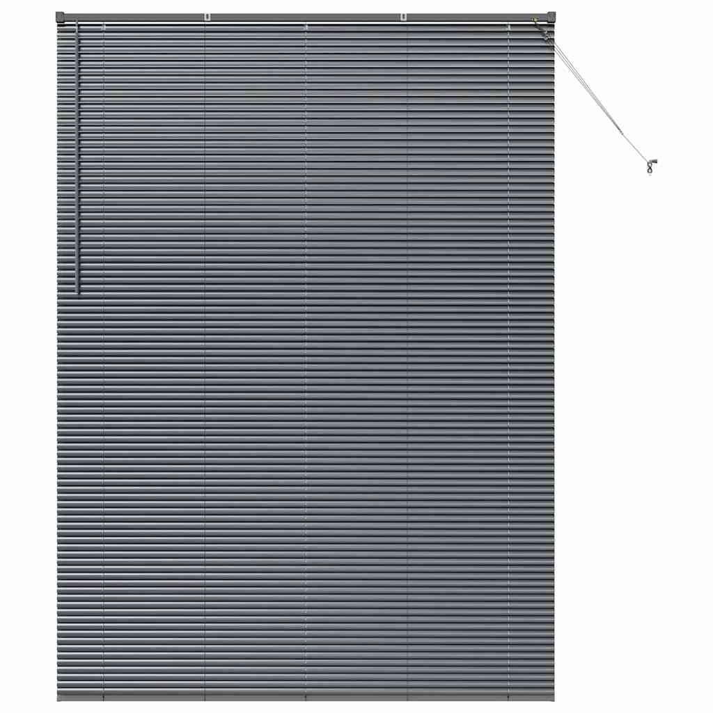Persienner Mørkegrå 220 x 155 cm Aluminium