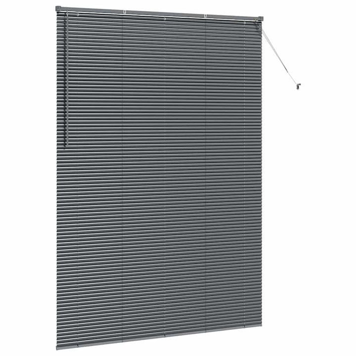 Persienner Mørkegrå 220 x 160 cm Aluminium