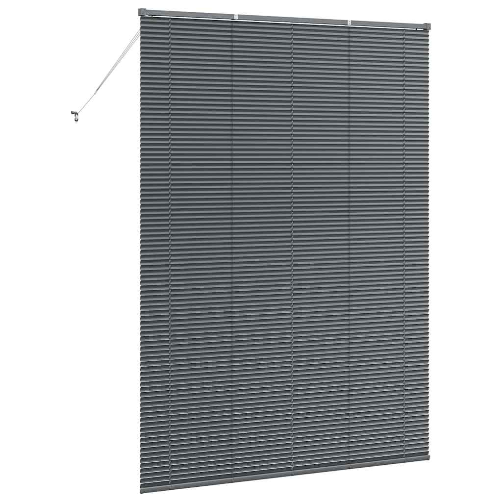 Persienner Mørkegrå 220 x 160 cm Aluminium