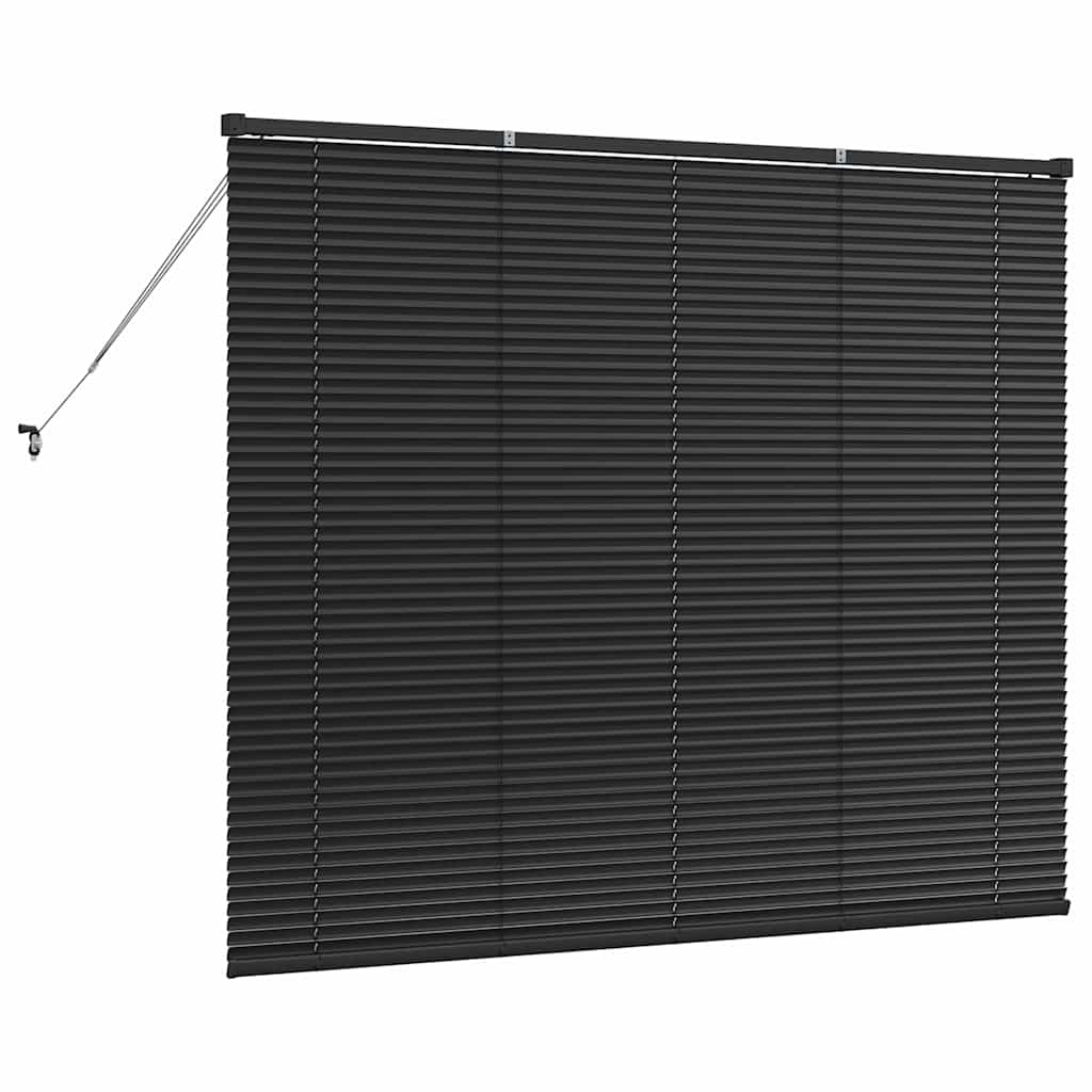 Persienner Sort 130 x 155 cm Aluminium