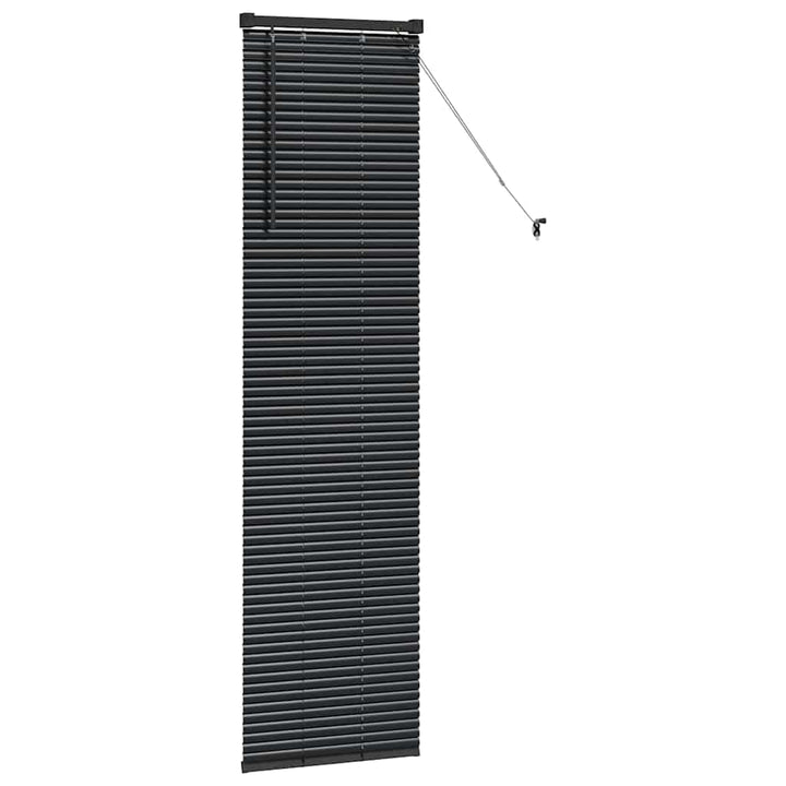 Persienner Sort 175 x 45 cm Aluminium