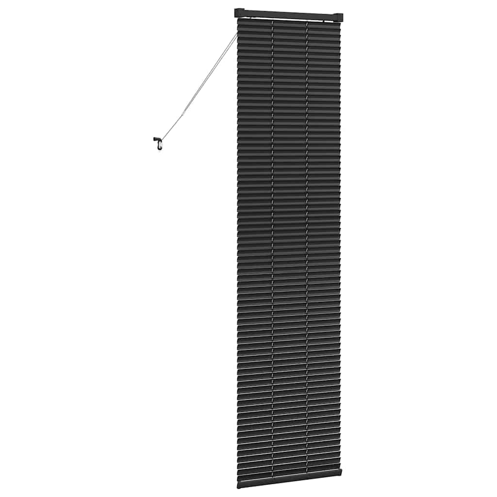 Persienner Sort 175 x 45 cm Aluminium