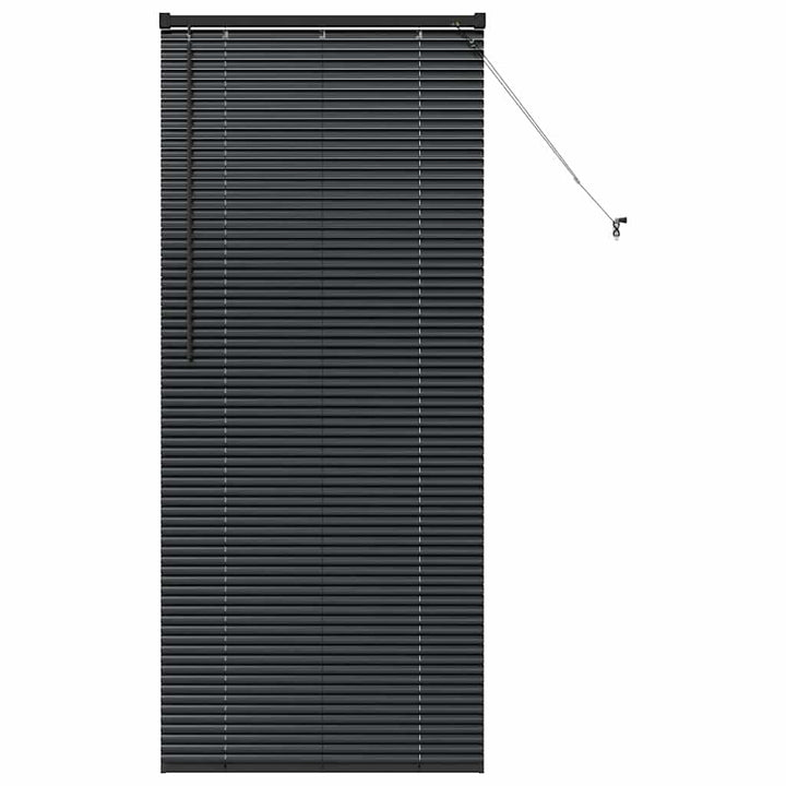 Persienner Sort 175 x 70 cm Aluminium