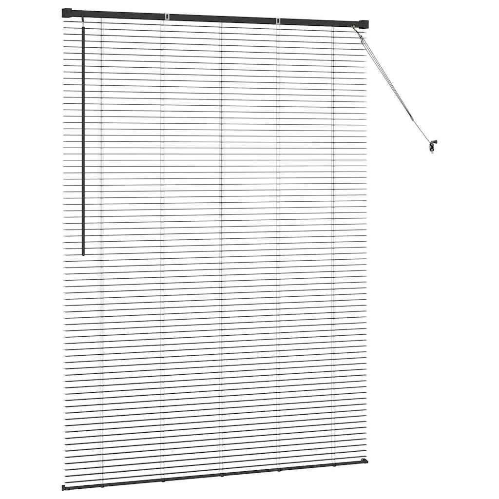 Persienner Sort 175 x 135 cm Aluminium