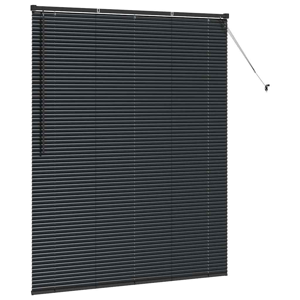 Persienner Sort 175 x 140 cm Aluminium