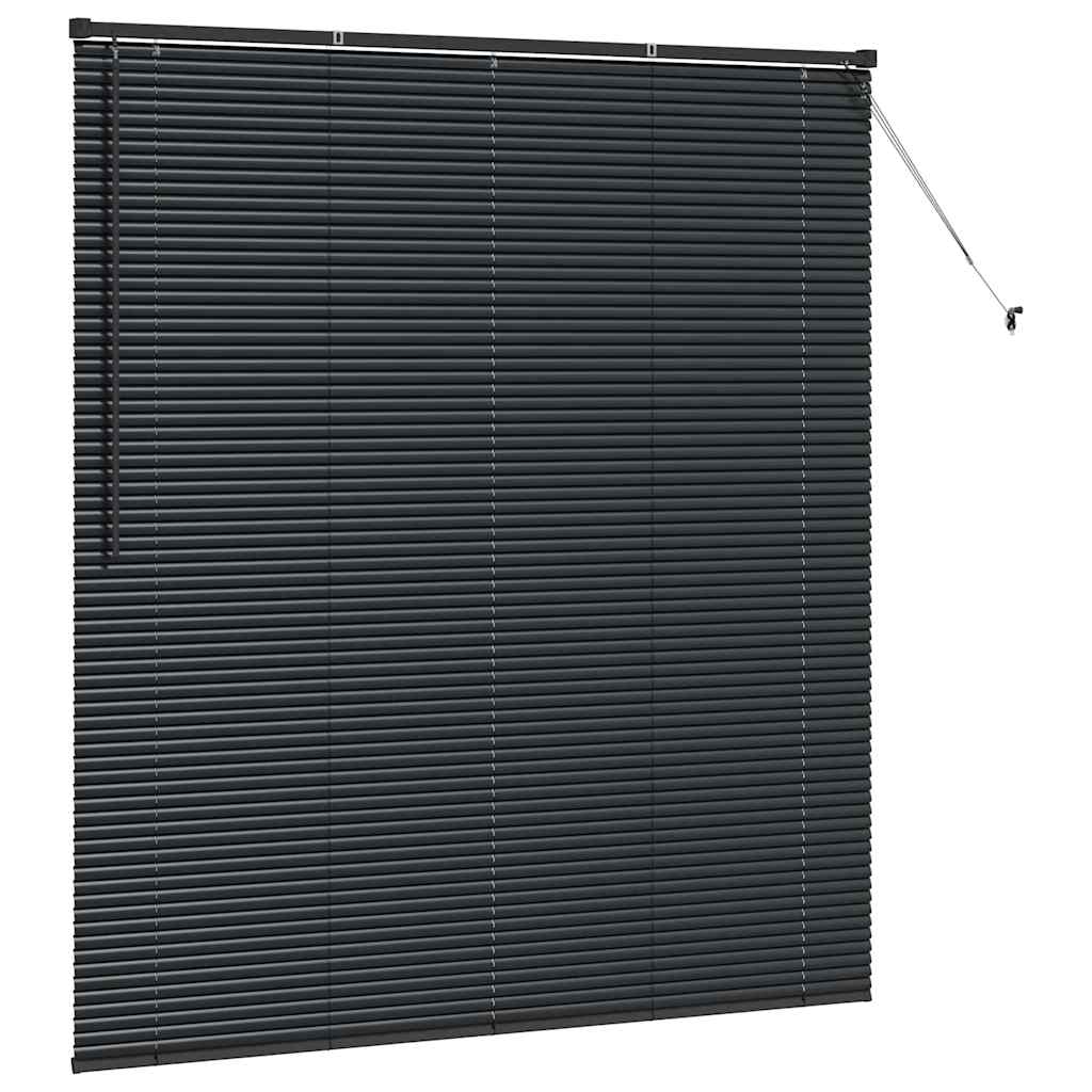Persienner Sort 175 x 155 cm Aluminium