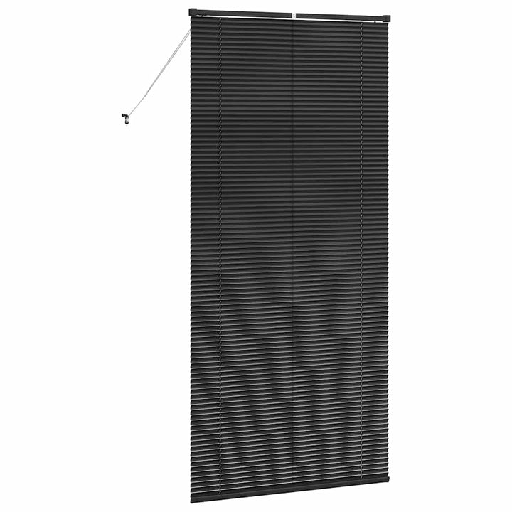 Persienner Sort 220 x 100 cm Aluminium