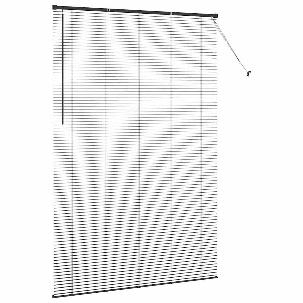Persienner Sort 220 x 140 cm Aluminium