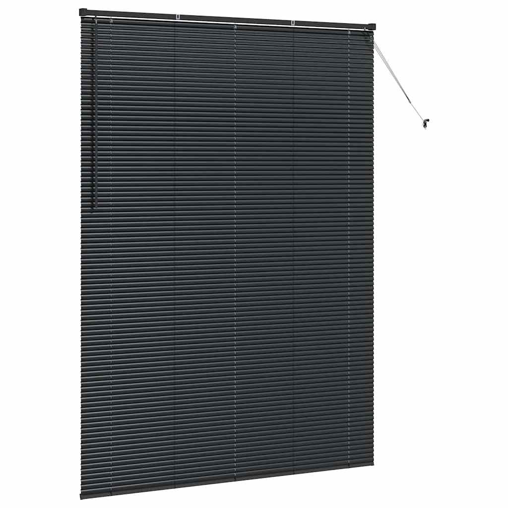Persienner Sort 220 x 155 cm Aluminium