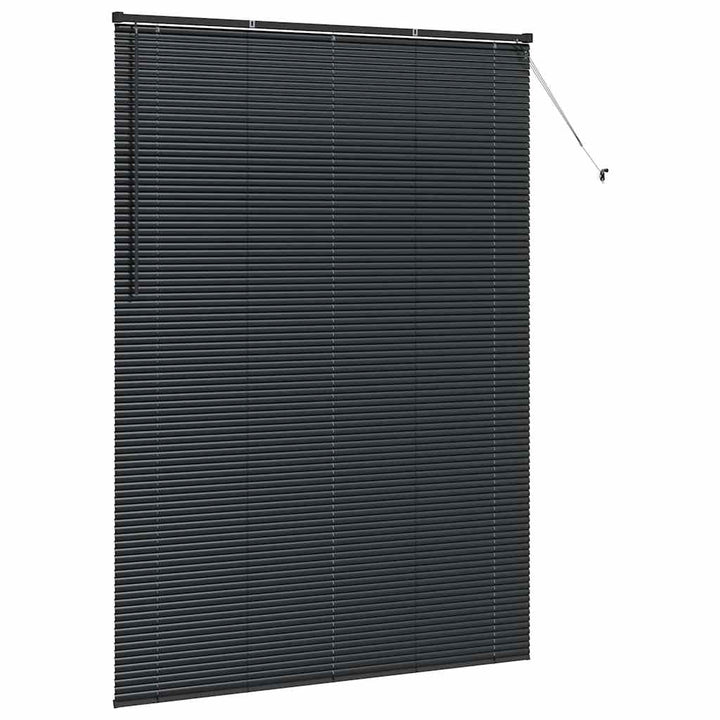 Persienner Sort 220 x 155 cm Aluminium