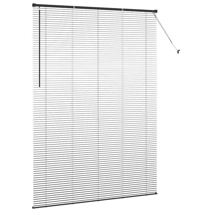 Persienner Sort 220 x 155 cm Aluminium