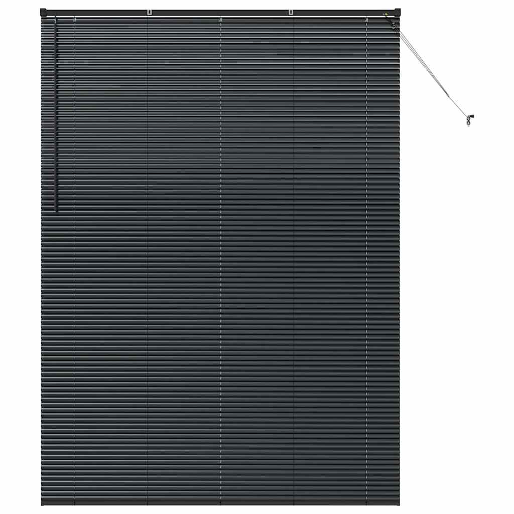 Persienner Sort 220 x 155 cm Aluminium