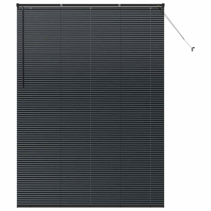 Persienner Sort 220 x 155 cm Aluminium