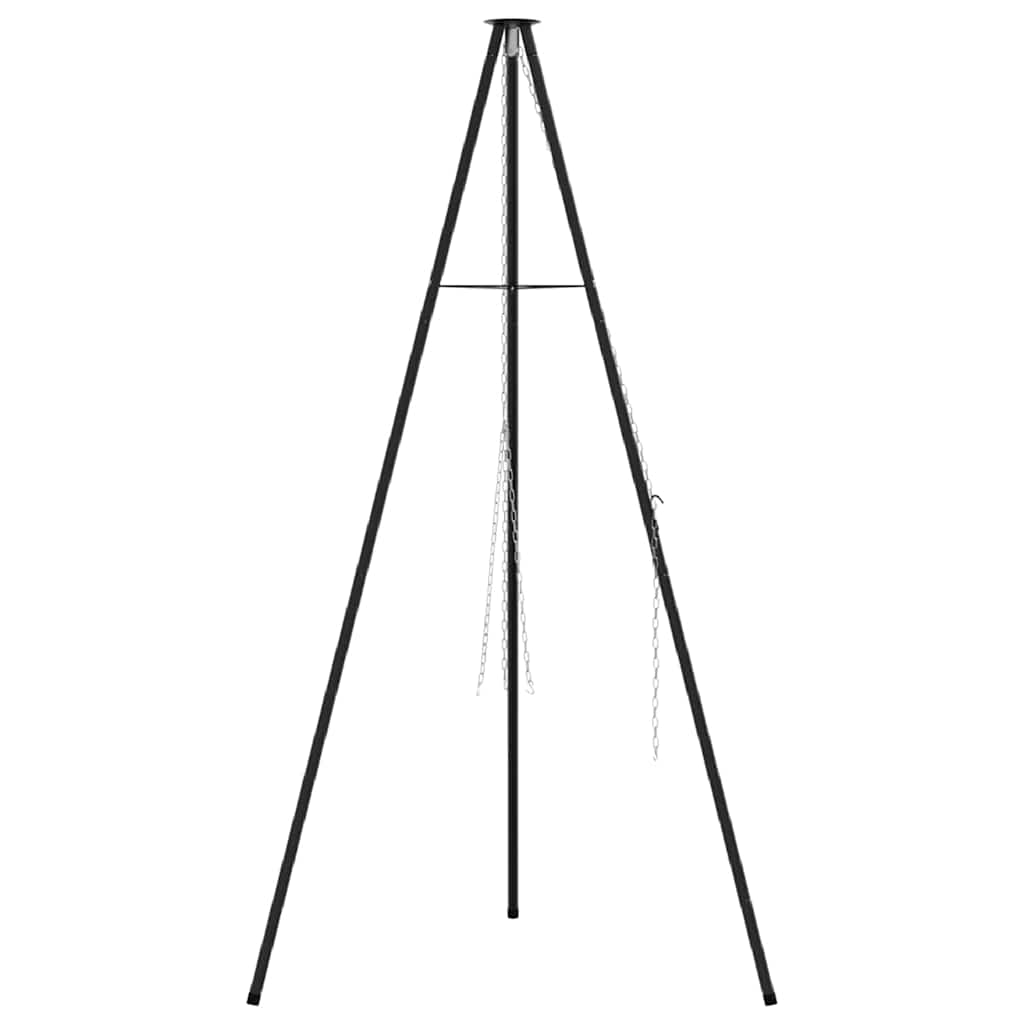 Bål tripod Sort 92 x 92 x 151,5 cm Stål