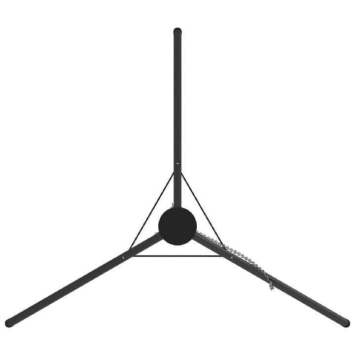 Bål tripod Sort 92 x 92 x 151,5 cm Stål