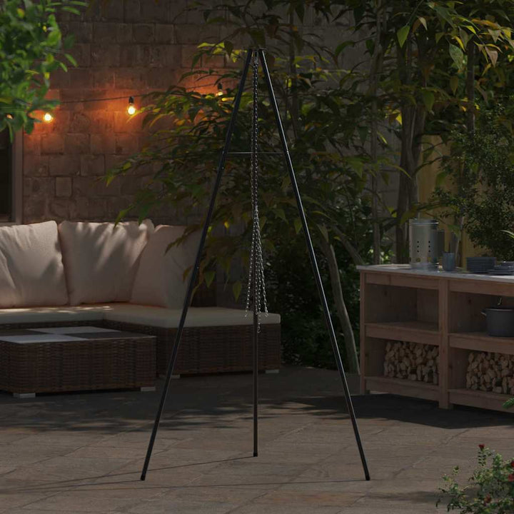 Bål tripod Sort 92 x 92 x 191,5 cm Stål
