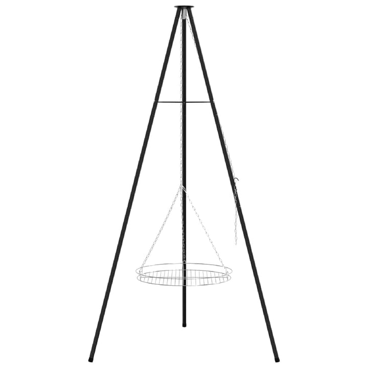 Bål tripod 2 pcs Sort Stål