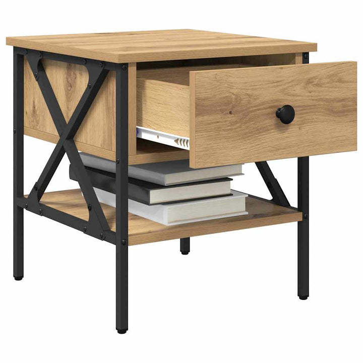 Sengebord 2 stk. artisan eg 40 x 42 x 45 cm