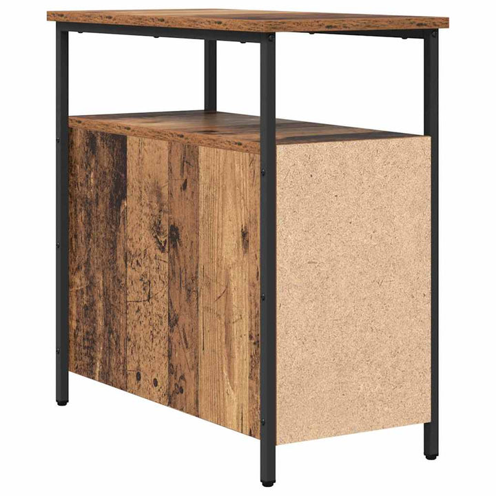 Natskab med skuffe Gammelt træ 30 x 60 x 60 cm Konstrueret træ