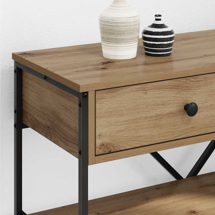 Konsolbord Brun 100 x 34,5 x 75 cm træ
