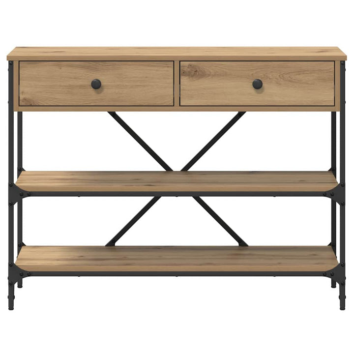 Konsolbord Brun 100 x 34,5 x 75 cm træ
