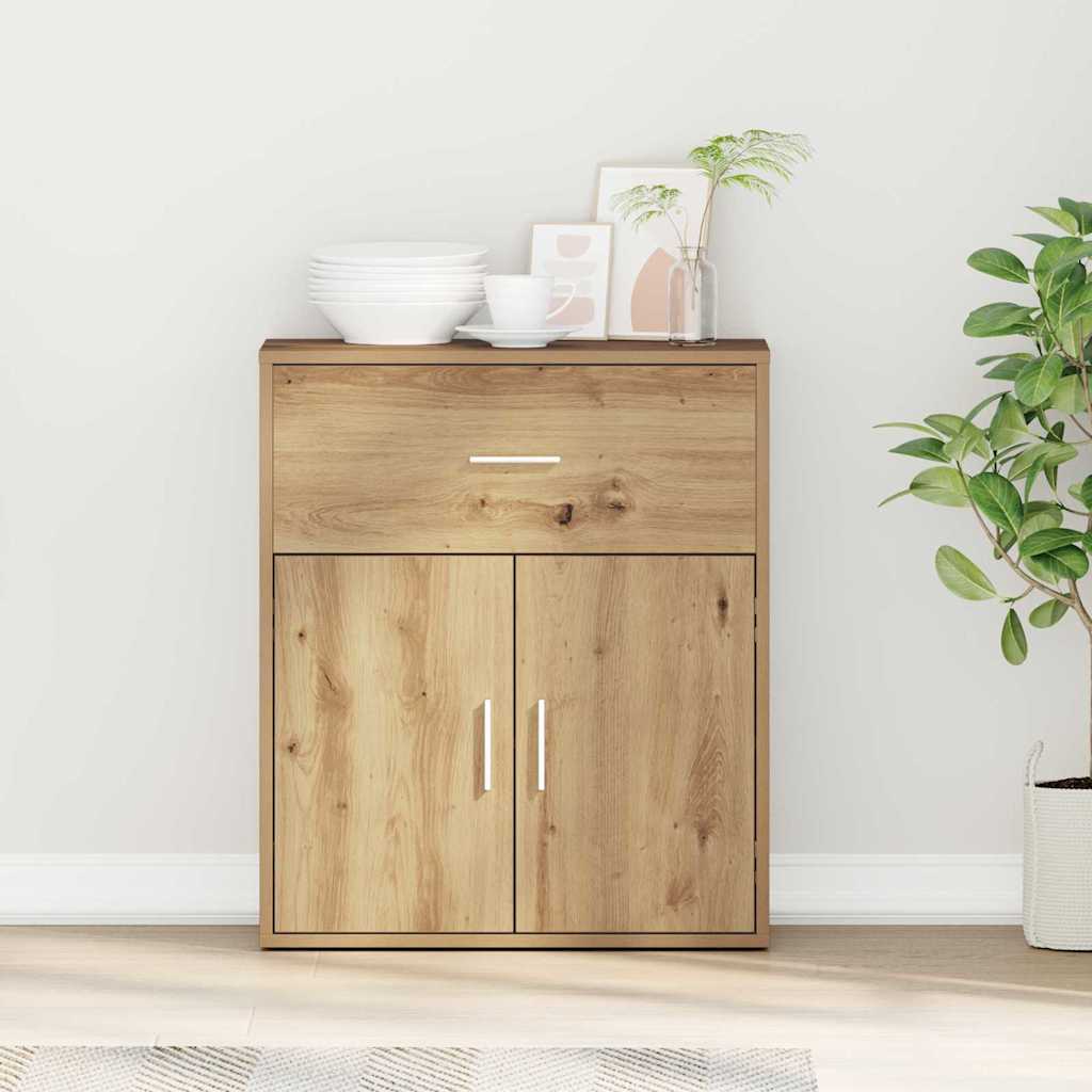 Sideboard Artisan Egetræ 60 x 31 x 70 cm Konstrueret træ