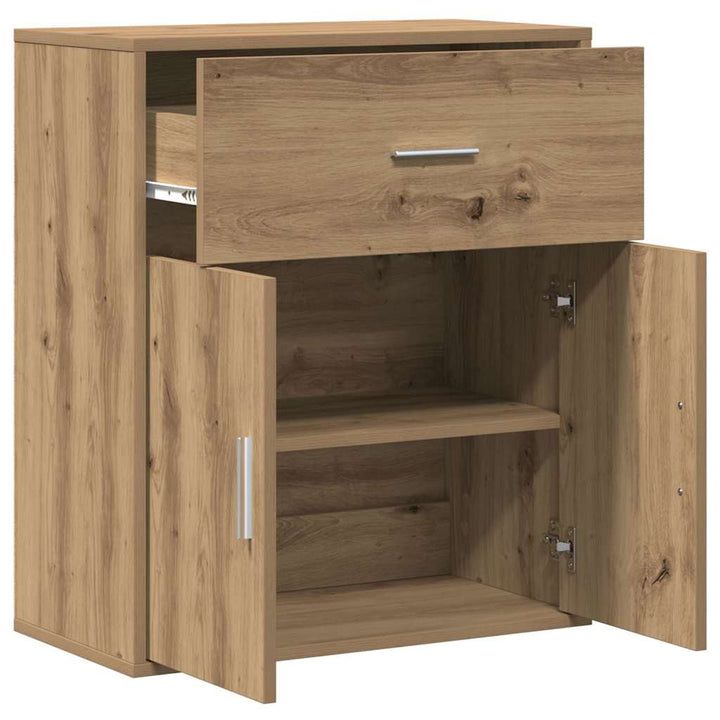 Sideboard Artisan Egetræ 60 x 31 x 70 cm Konstrueret træ