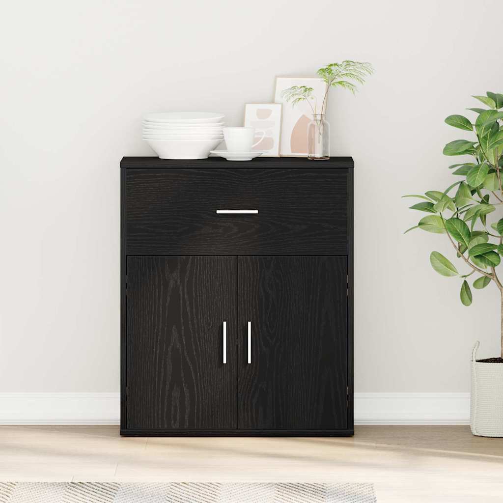 Sideboard Sort eg 60 x 31 x 70 cm Konstrueret træ