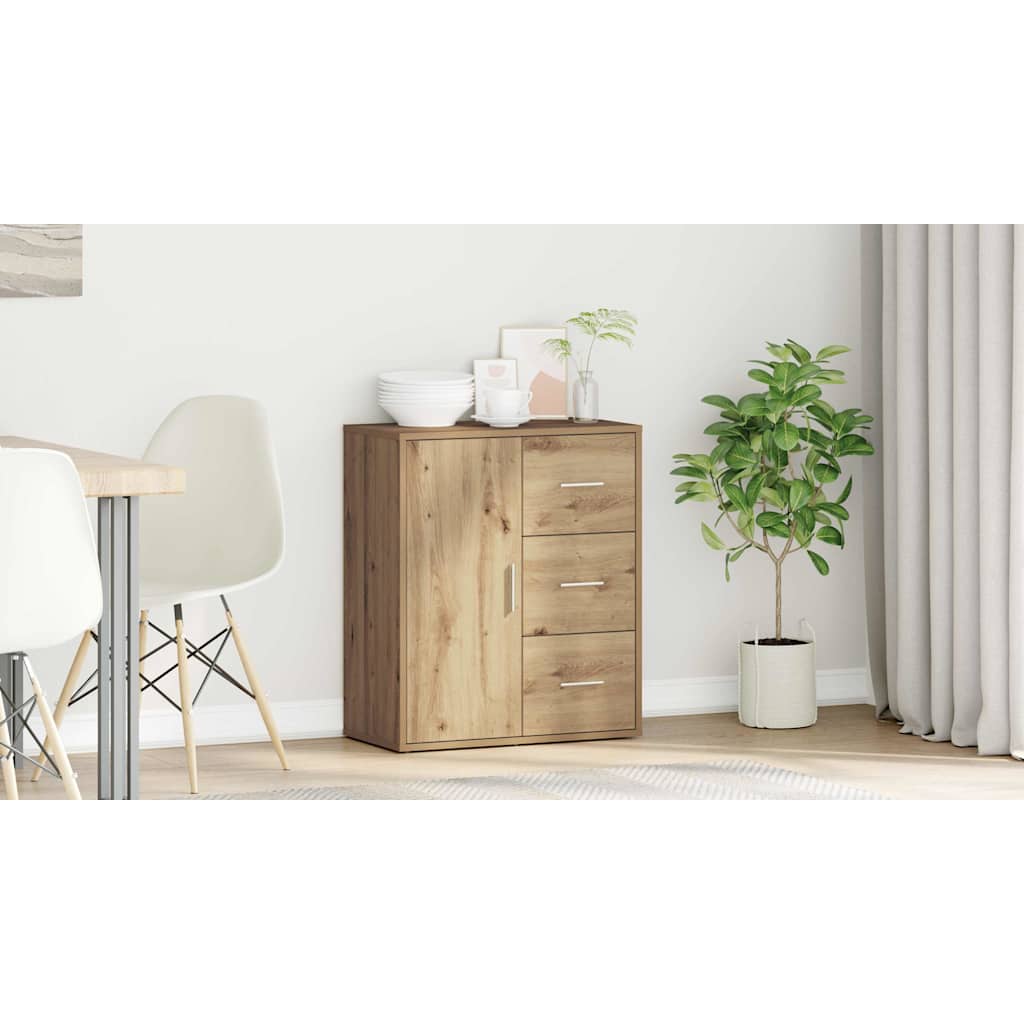 Sideboard Artisan Egetræ 60 x 31 x 70 cm Konstrueret træ