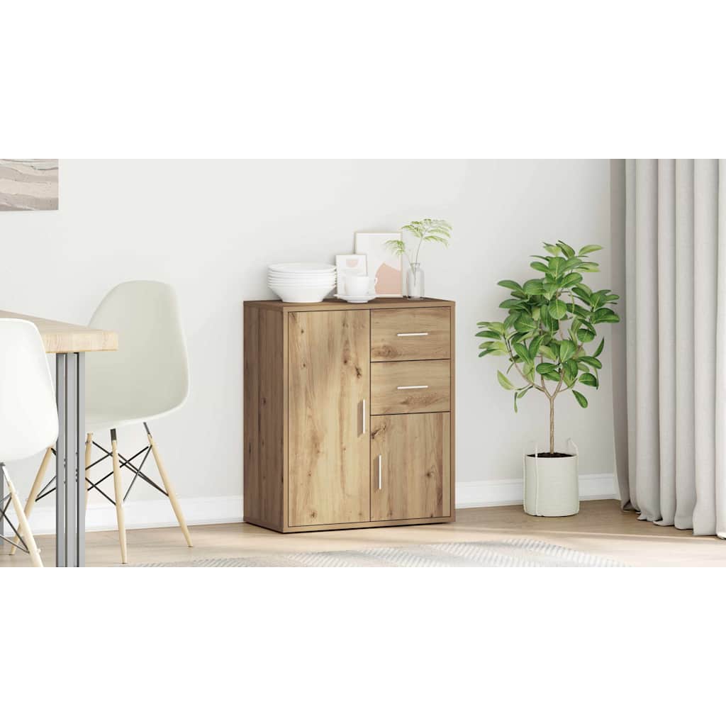 Sideboard Artisan Egetræ 60 x 31 x 70 cm Konstrueret træ